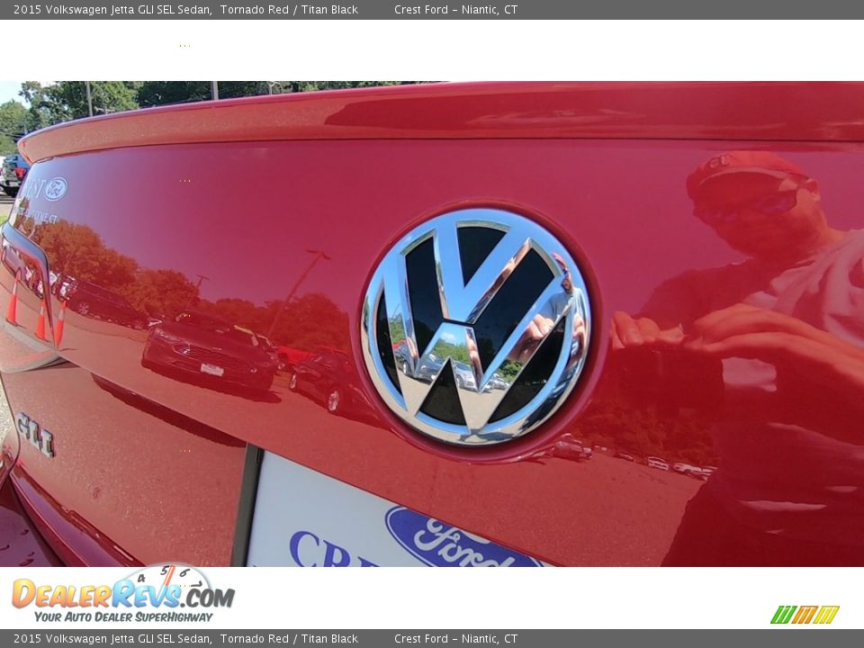 2015 Volkswagen Jetta GLI SEL Sedan Tornado Red / Titan Black Photo #9