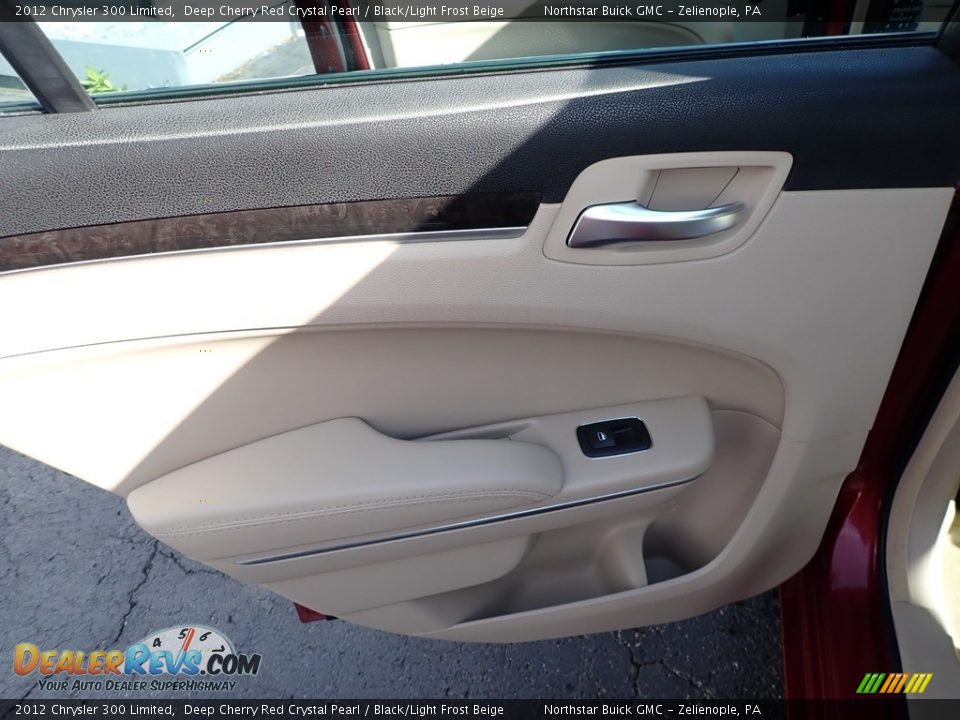 2012 Chrysler 300 Limited Deep Cherry Red Crystal Pearl / Black/Light Frost Beige Photo #22