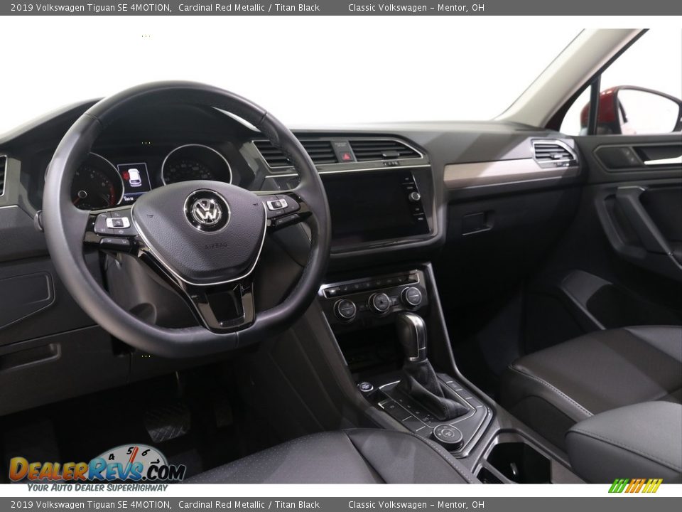2019 Volkswagen Tiguan SE 4MOTION Cardinal Red Metallic / Titan Black Photo #8