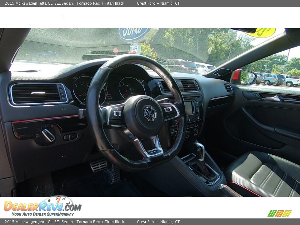 Dashboard of 2015 Volkswagen Jetta GLI SEL Sedan Photo #11