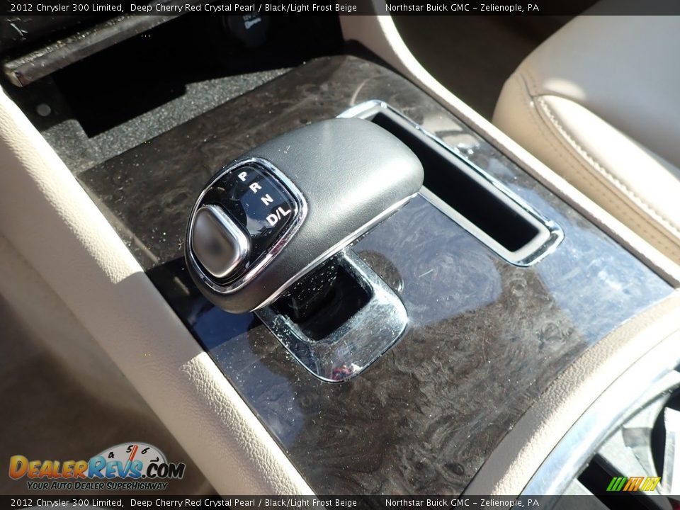 2012 Chrysler 300 Limited Deep Cherry Red Crystal Pearl / Black/Light Frost Beige Photo #25