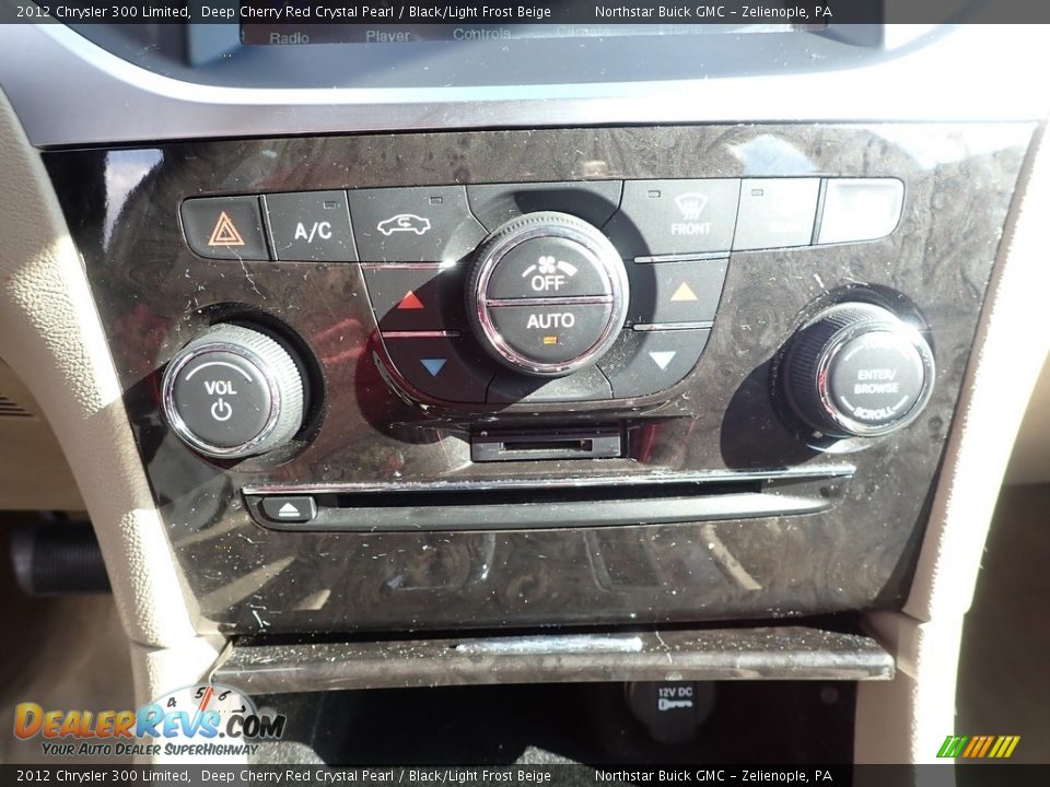 2012 Chrysler 300 Limited Deep Cherry Red Crystal Pearl / Black/Light Frost Beige Photo #26