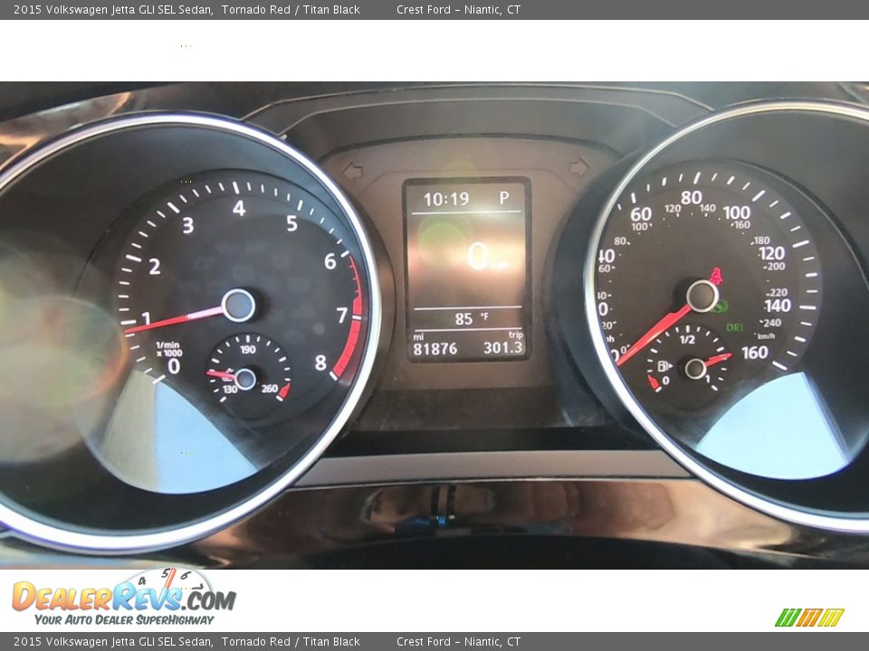 2015 Volkswagen Jetta GLI SEL Sedan Gauges Photo #14