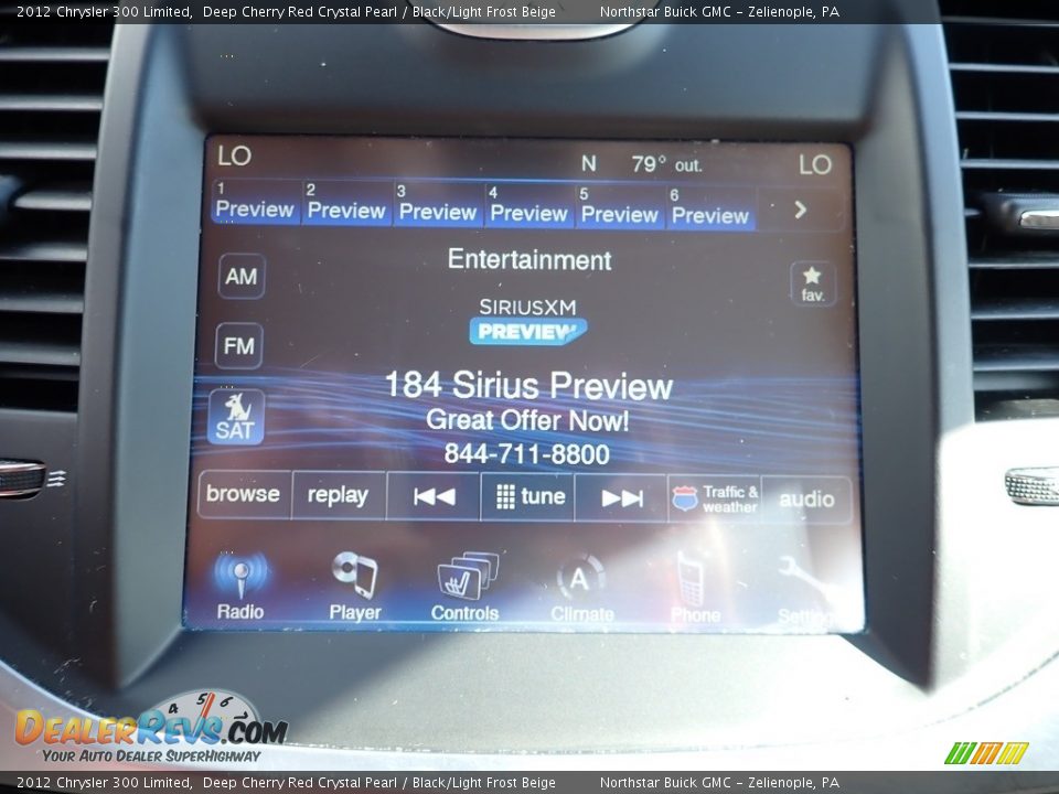 2012 Chrysler 300 Limited Deep Cherry Red Crystal Pearl / Black/Light Frost Beige Photo #27