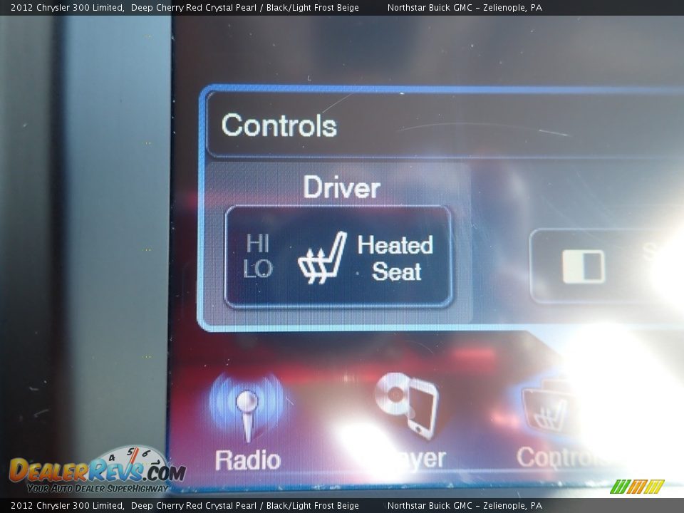 2012 Chrysler 300 Limited Deep Cherry Red Crystal Pearl / Black/Light Frost Beige Photo #28
