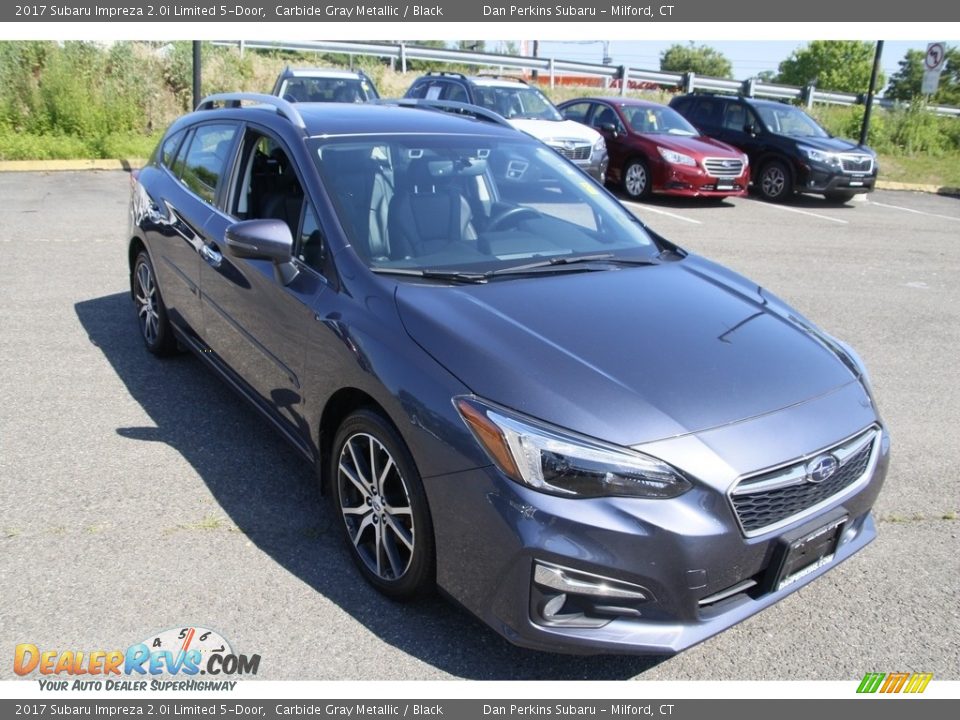 Carbide Gray Metallic 2017 Subaru Impreza 2.0i Limited 5-Door Photo #3