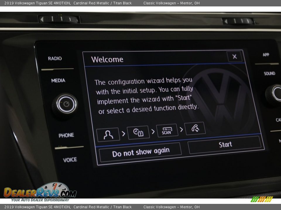 2019 Volkswagen Tiguan SE 4MOTION Cardinal Red Metallic / Titan Black Photo #15