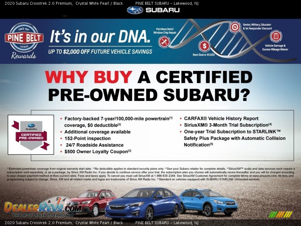 Dealer Info of 2020 Subaru Crosstrek 2.0 Premium Photo #5