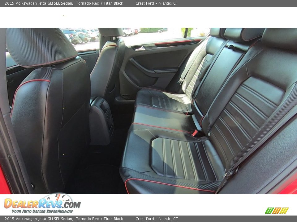 Rear Seat of 2015 Volkswagen Jetta GLI SEL Sedan Photo #19