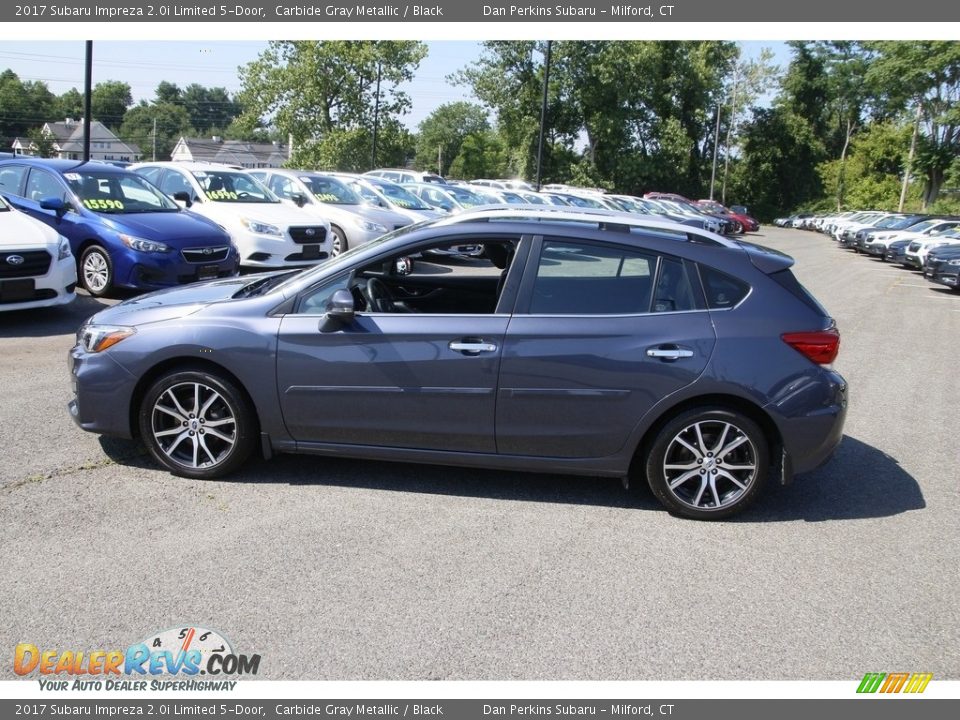 Carbide Gray Metallic 2017 Subaru Impreza 2.0i Limited 5-Door Photo #8