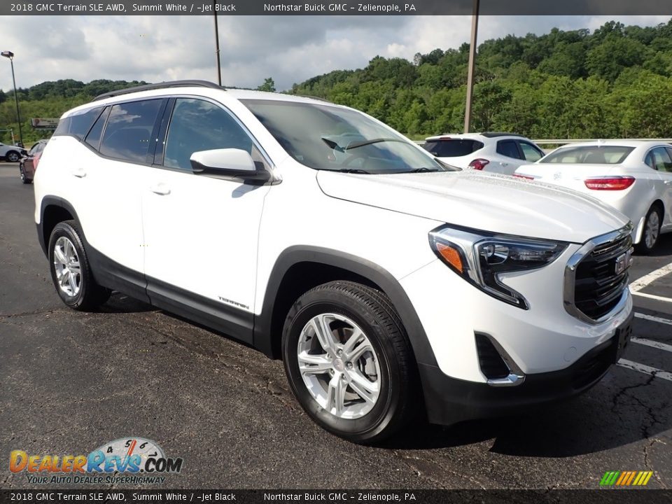 2018 GMC Terrain SLE AWD Summit White / ­Jet Black Photo #4