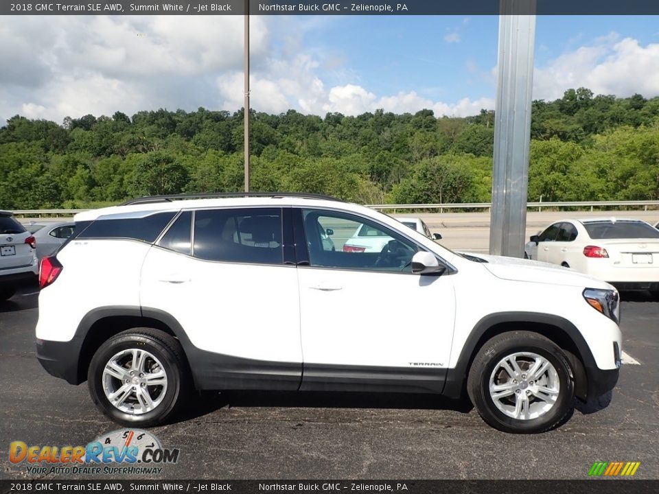 2018 GMC Terrain SLE AWD Summit White / ­Jet Black Photo #5