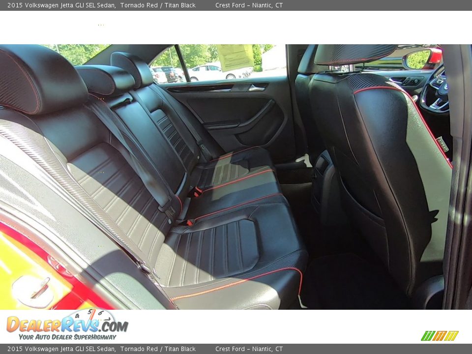 Rear Seat of 2015 Volkswagen Jetta GLI SEL Sedan Photo #24