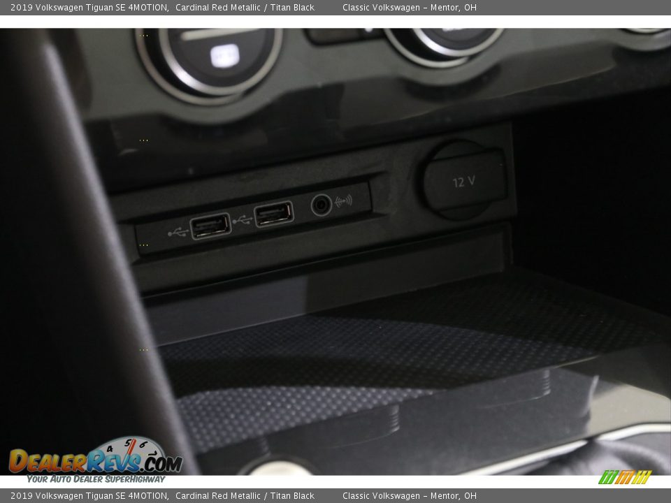 2019 Volkswagen Tiguan SE 4MOTION Cardinal Red Metallic / Titan Black Photo #25