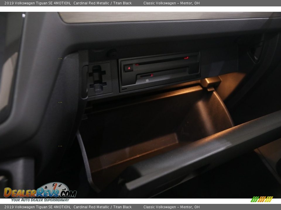 2019 Volkswagen Tiguan SE 4MOTION Cardinal Red Metallic / Titan Black Photo #27