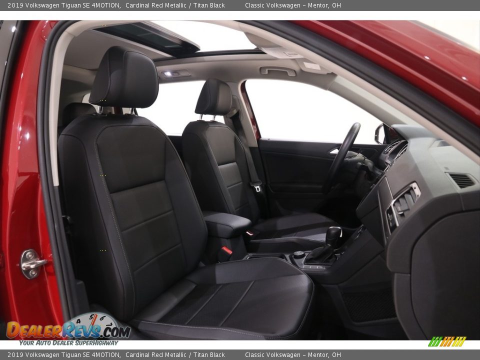 2019 Volkswagen Tiguan SE 4MOTION Cardinal Red Metallic / Titan Black Photo #28