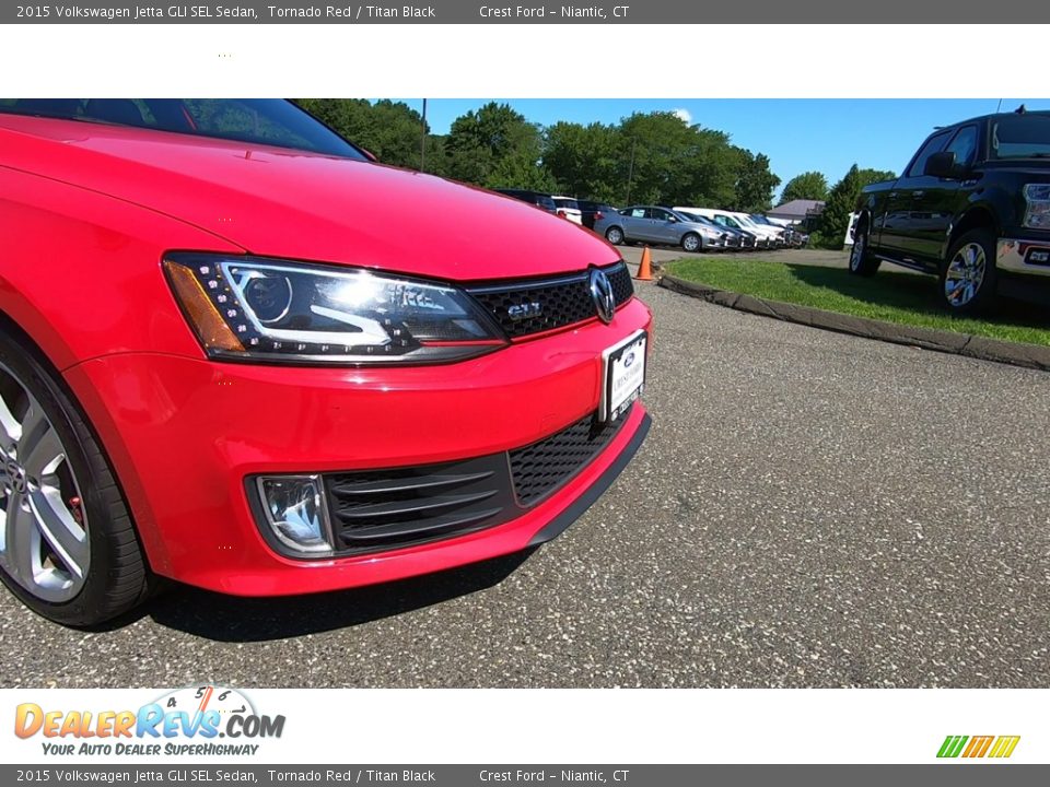 2015 Volkswagen Jetta GLI SEL Sedan Tornado Red / Titan Black Photo #28