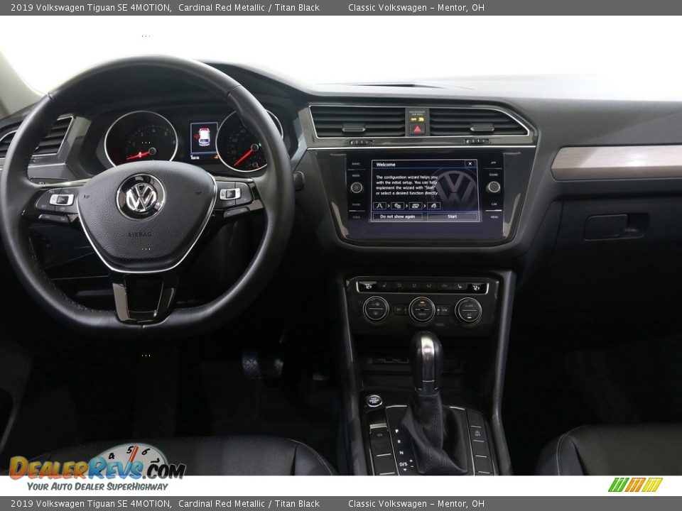 2019 Volkswagen Tiguan SE 4MOTION Cardinal Red Metallic / Titan Black Photo #33