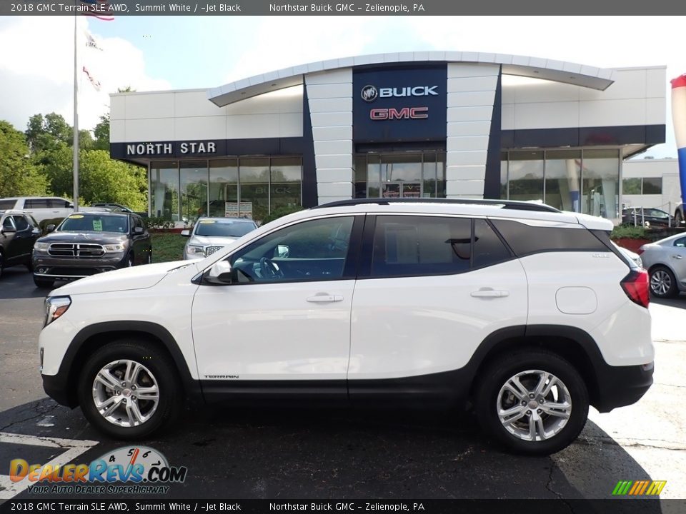 2018 GMC Terrain SLE AWD Summit White / ­Jet Black Photo #14