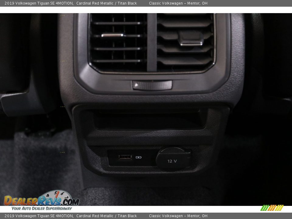 2019 Volkswagen Tiguan SE 4MOTION Cardinal Red Metallic / Titan Black Photo #34