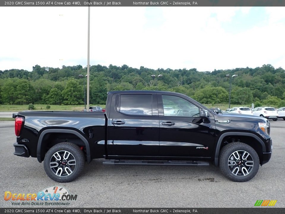 Onyx Black 2020 GMC Sierra 1500 AT4 Crew Cab 4WD Photo #4