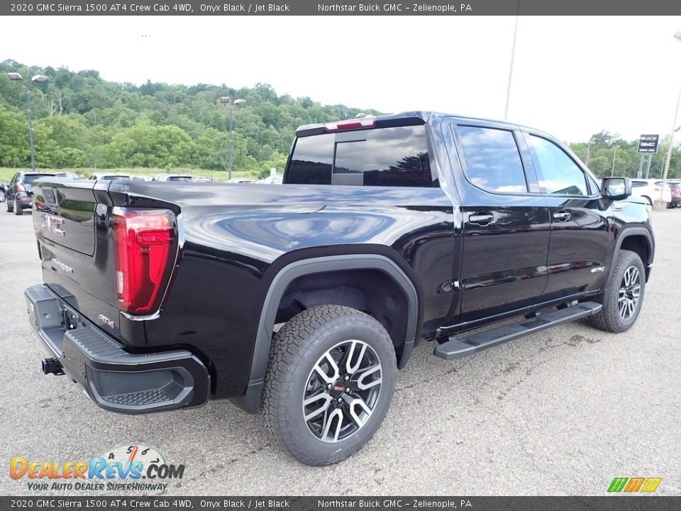 2020 GMC Sierra 1500 AT4 Crew Cab 4WD Onyx Black / Jet Black Photo #5