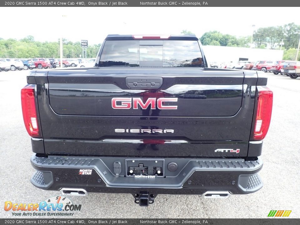 2020 GMC Sierra 1500 AT4 Crew Cab 4WD Onyx Black / Jet Black Photo #6
