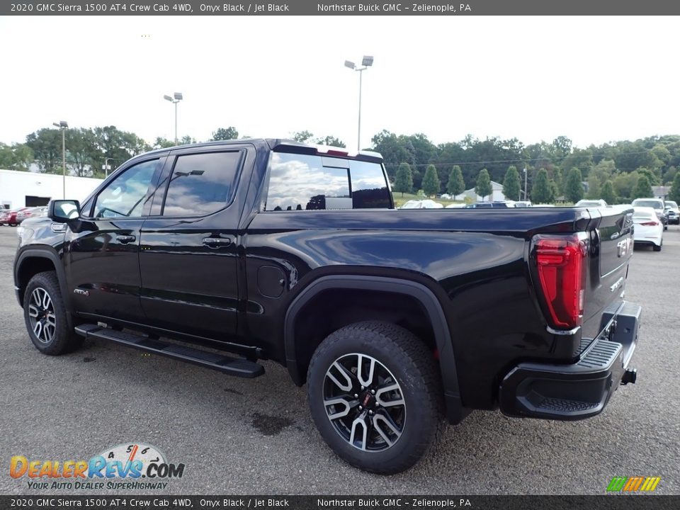 2020 GMC Sierra 1500 AT4 Crew Cab 4WD Onyx Black / Jet Black Photo #7