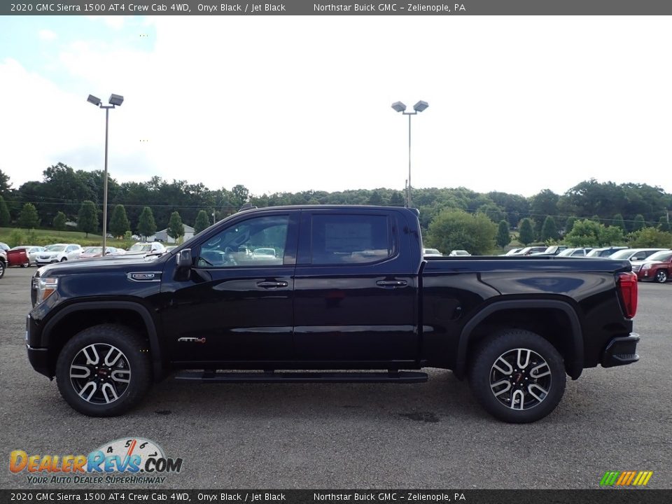 2020 GMC Sierra 1500 AT4 Crew Cab 4WD Onyx Black / Jet Black Photo #8