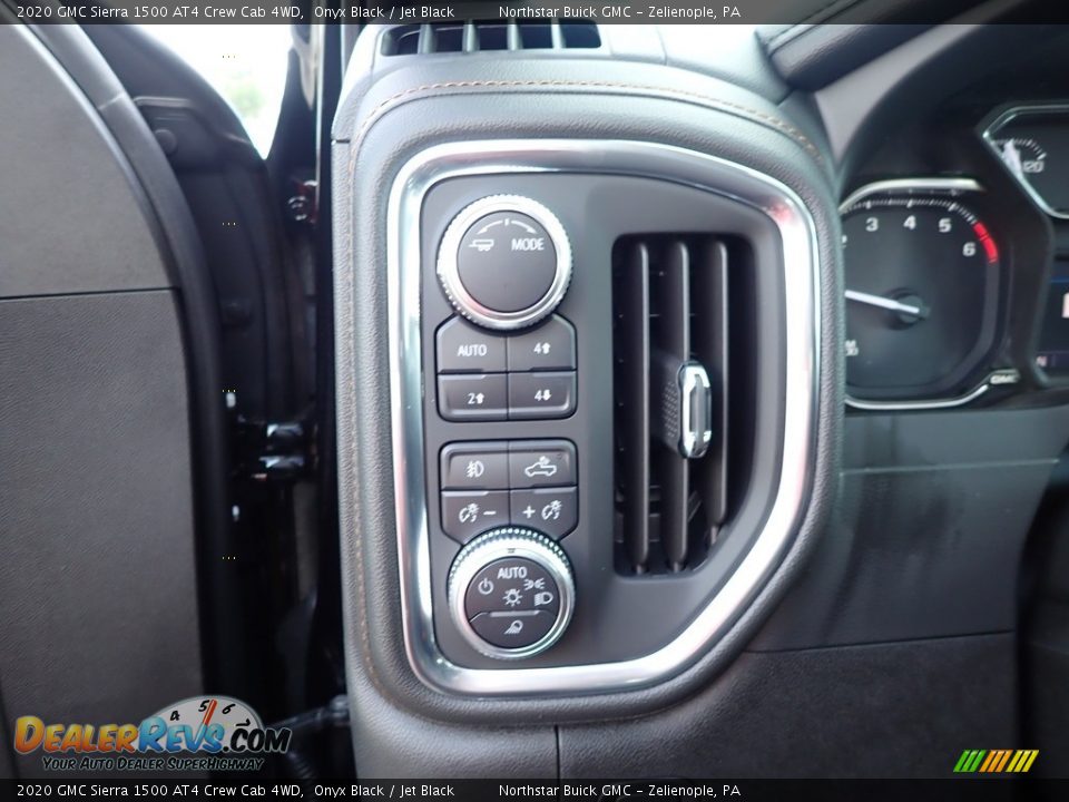 2020 GMC Sierra 1500 AT4 Crew Cab 4WD Onyx Black / Jet Black Photo #11