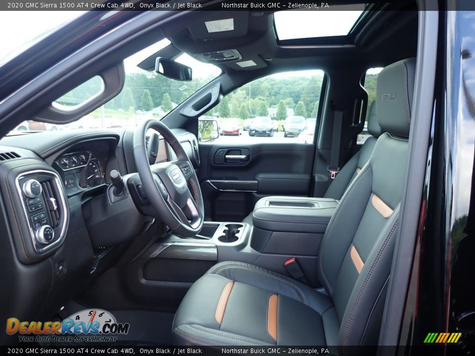 Front Seat of 2020 GMC Sierra 1500 AT4 Crew Cab 4WD Photo #12