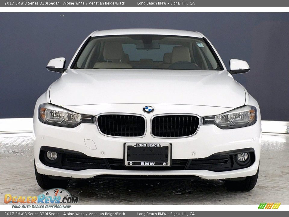 2017 BMW 3 Series 320i Sedan Alpine White / Venetian Beige/Black Photo #2