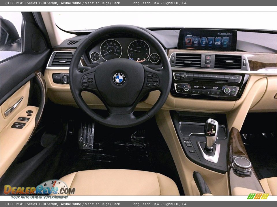 2017 BMW 3 Series 320i Sedan Alpine White / Venetian Beige/Black Photo #4