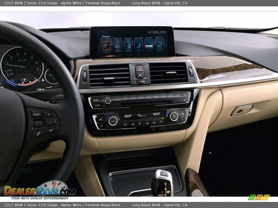2017 BMW 3 Series 320i Sedan Alpine White / Venetian Beige/Black Photo #5