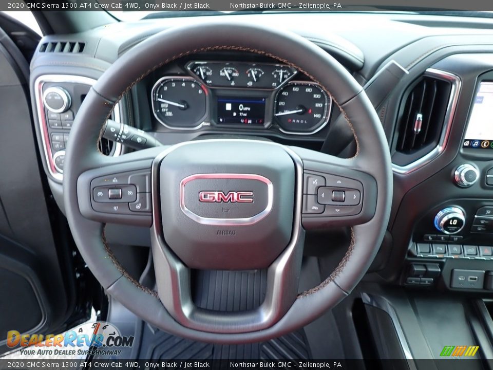 2020 GMC Sierra 1500 AT4 Crew Cab 4WD Steering Wheel Photo #17