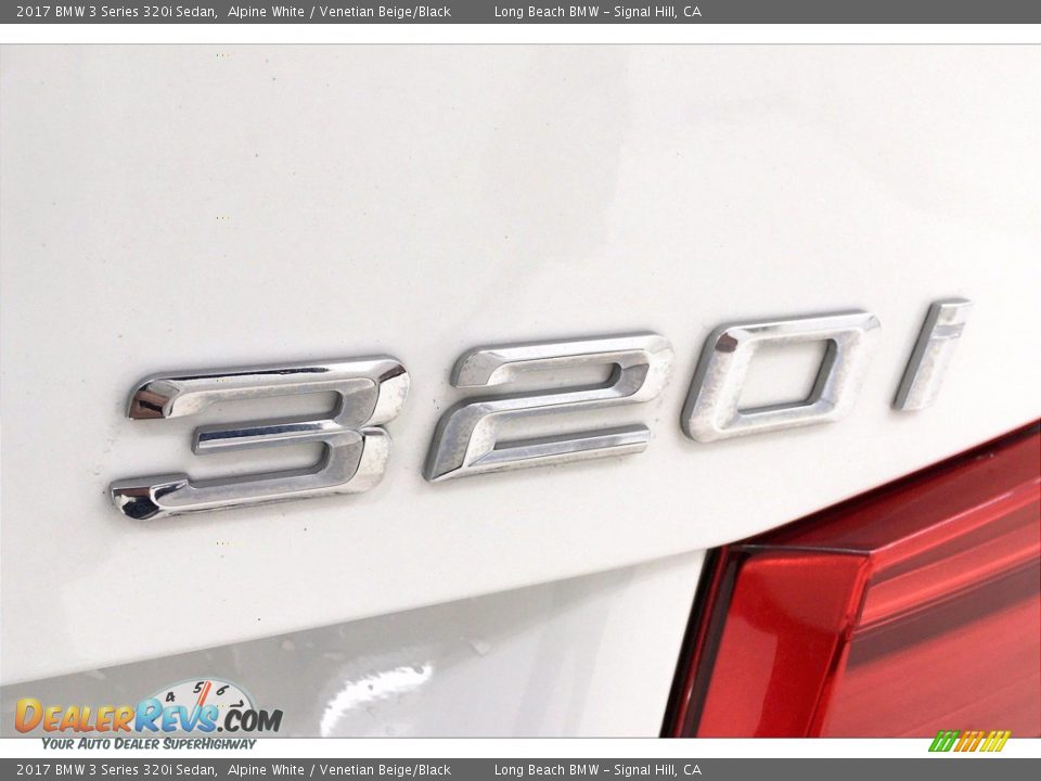 2017 BMW 3 Series 320i Sedan Alpine White / Venetian Beige/Black Photo #7
