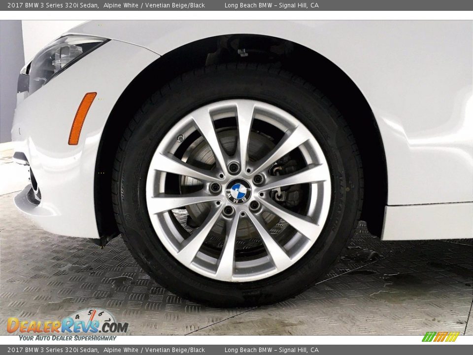 2017 BMW 3 Series 320i Sedan Alpine White / Venetian Beige/Black Photo #8