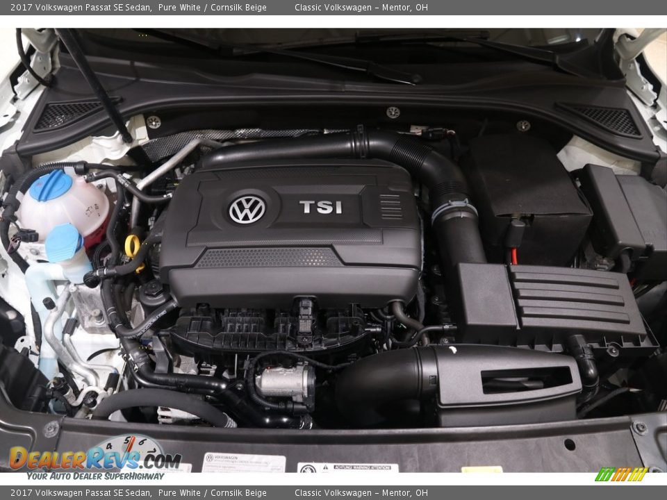 2017 Volkswagen Passat SE Sedan Pure White / Cornsilk Beige Photo #18