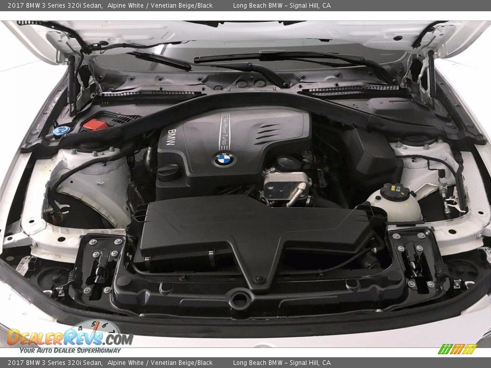 2017 BMW 3 Series 320i Sedan Alpine White / Venetian Beige/Black Photo #9