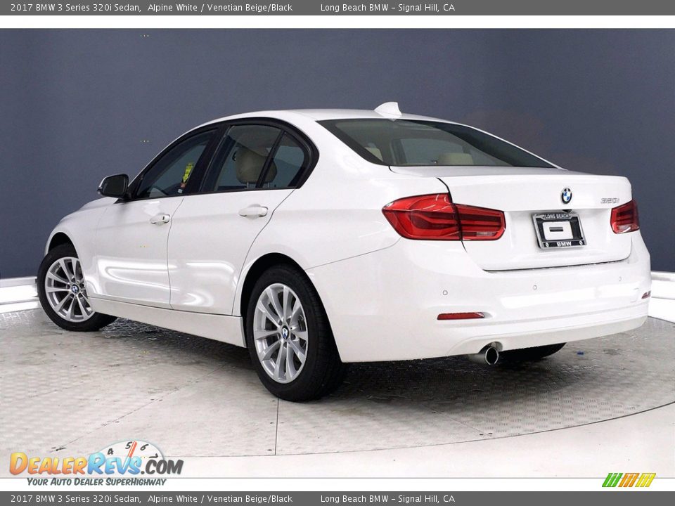 2017 BMW 3 Series 320i Sedan Alpine White / Venetian Beige/Black Photo #10