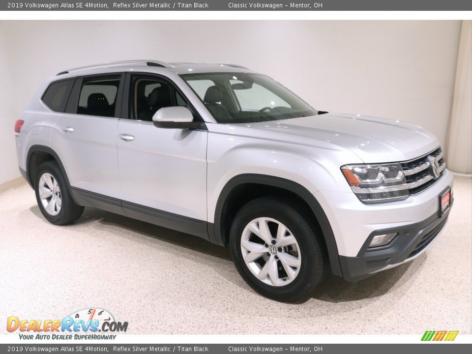 2019 Volkswagen Atlas SE 4Motion Reflex Silver Metallic / Titan Black Photo #1