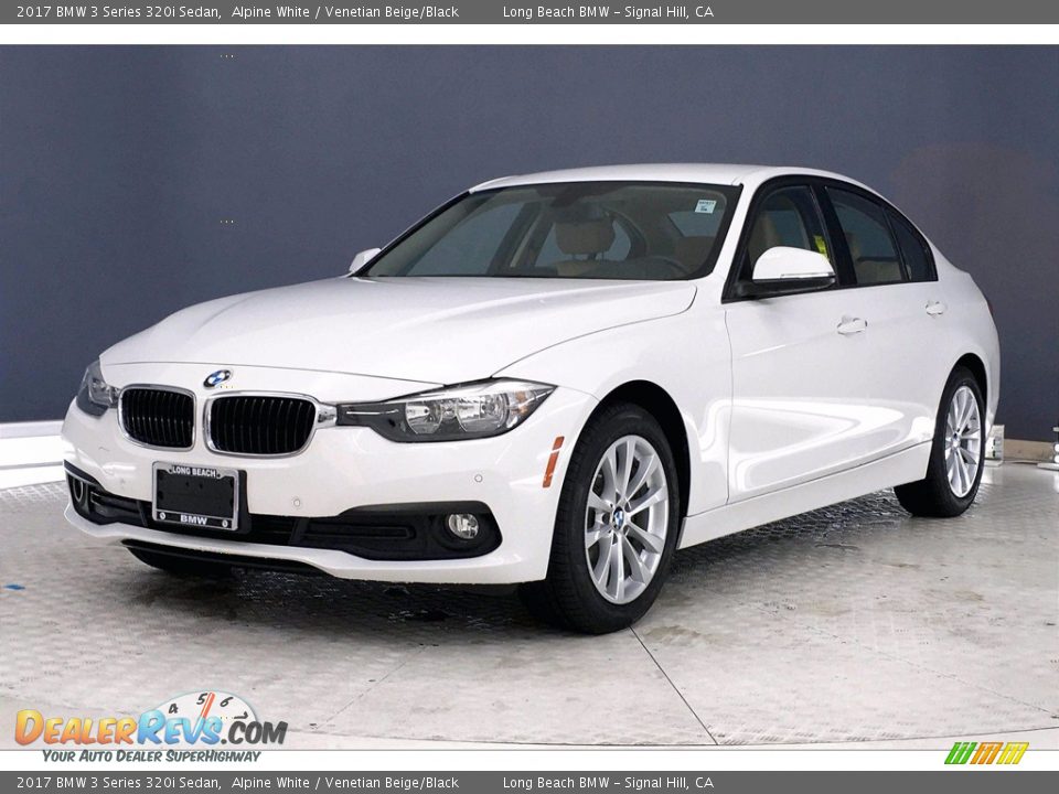 2017 BMW 3 Series 320i Sedan Alpine White / Venetian Beige/Black Photo #12