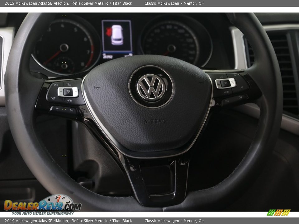 2019 Volkswagen Atlas SE 4Motion Reflex Silver Metallic / Titan Black Photo #7
