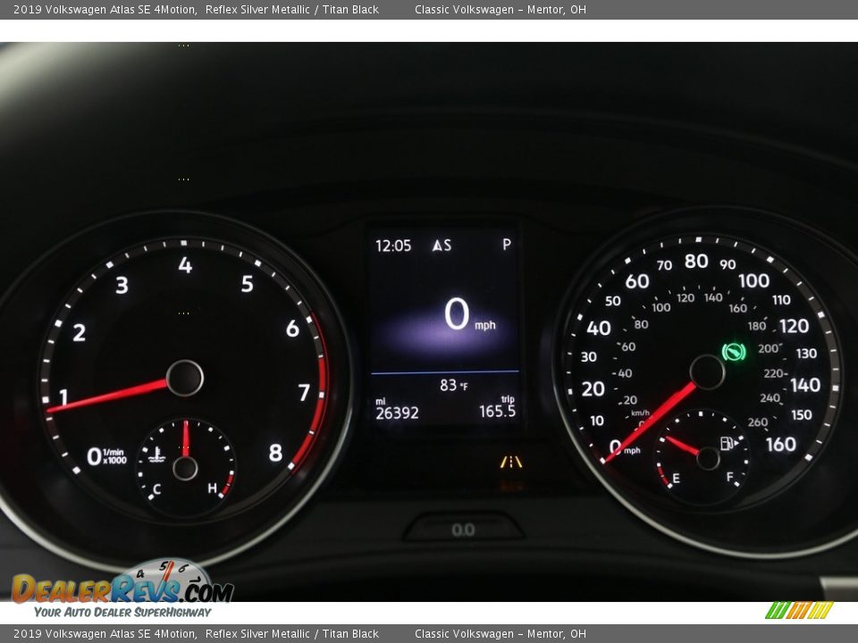 2019 Volkswagen Atlas SE 4Motion Reflex Silver Metallic / Titan Black Photo #8