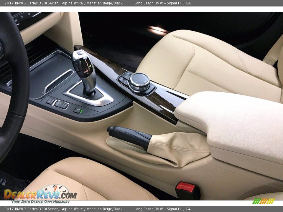 2017 BMW 3 Series 320i Sedan Alpine White / Venetian Beige/Black Photo #16