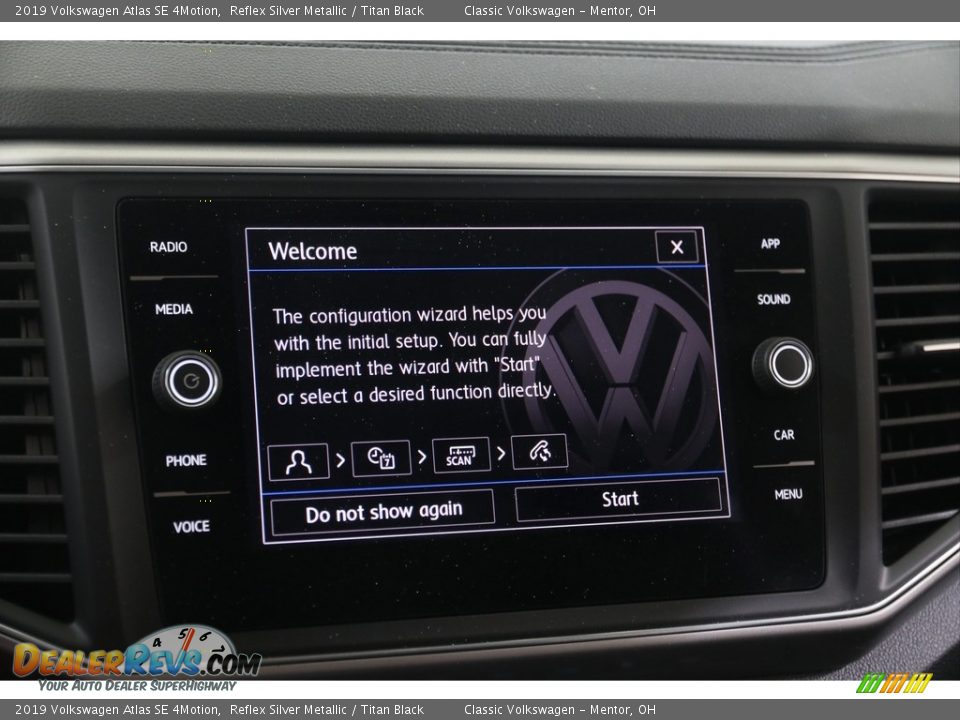 2019 Volkswagen Atlas SE 4Motion Reflex Silver Metallic / Titan Black Photo #11