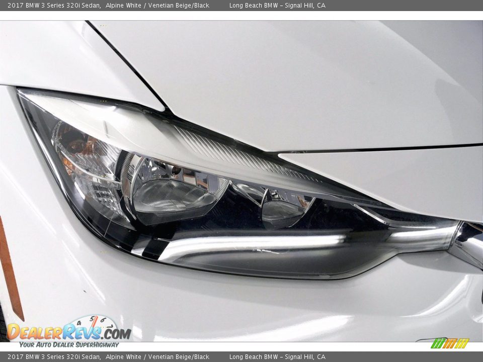 2017 BMW 3 Series 320i Sedan Alpine White / Venetian Beige/Black Photo #26
