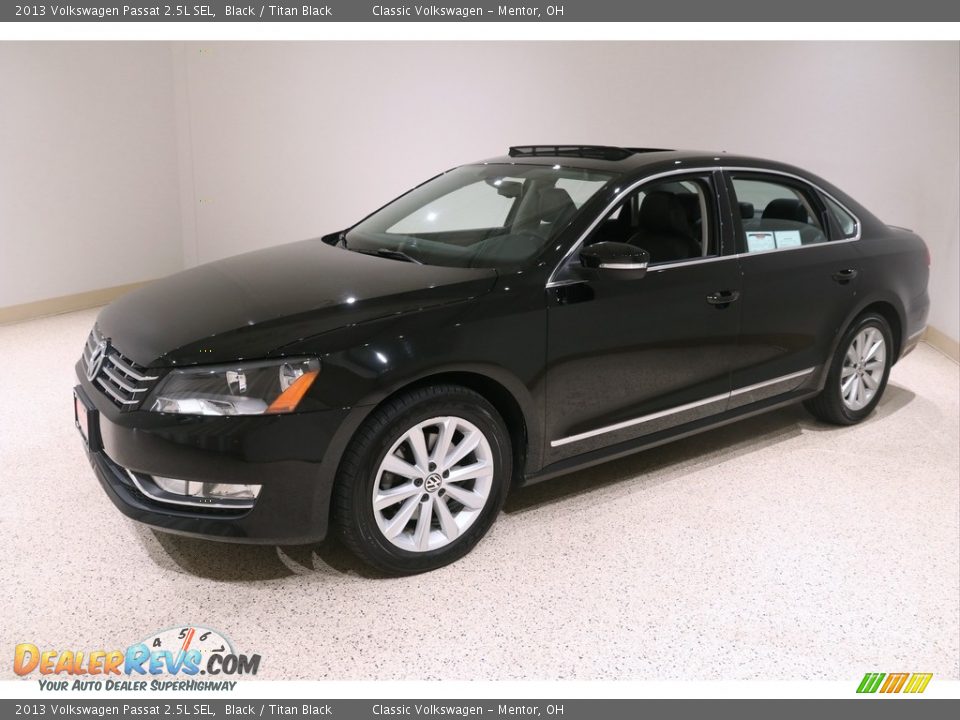 Black 2013 Volkswagen Passat 2.5L SEL Photo #3