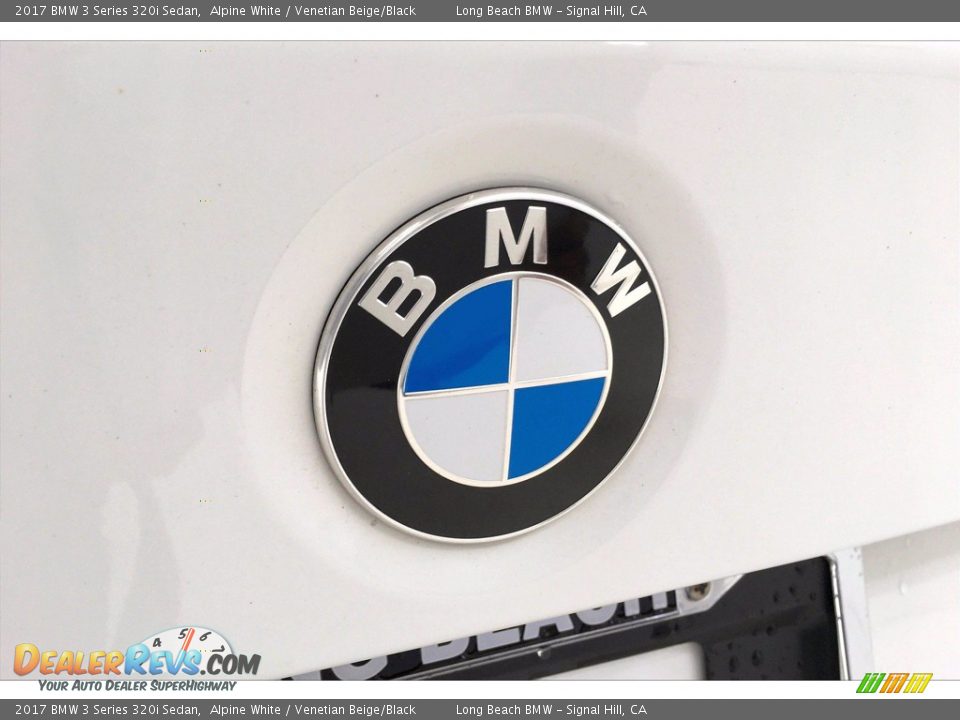 2017 BMW 3 Series 320i Sedan Alpine White / Venetian Beige/Black Photo #33