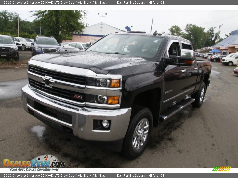 2016 Chevrolet Silverado 2500HD LTZ Crew Cab 4x4 Black / Jet Black Photo #1